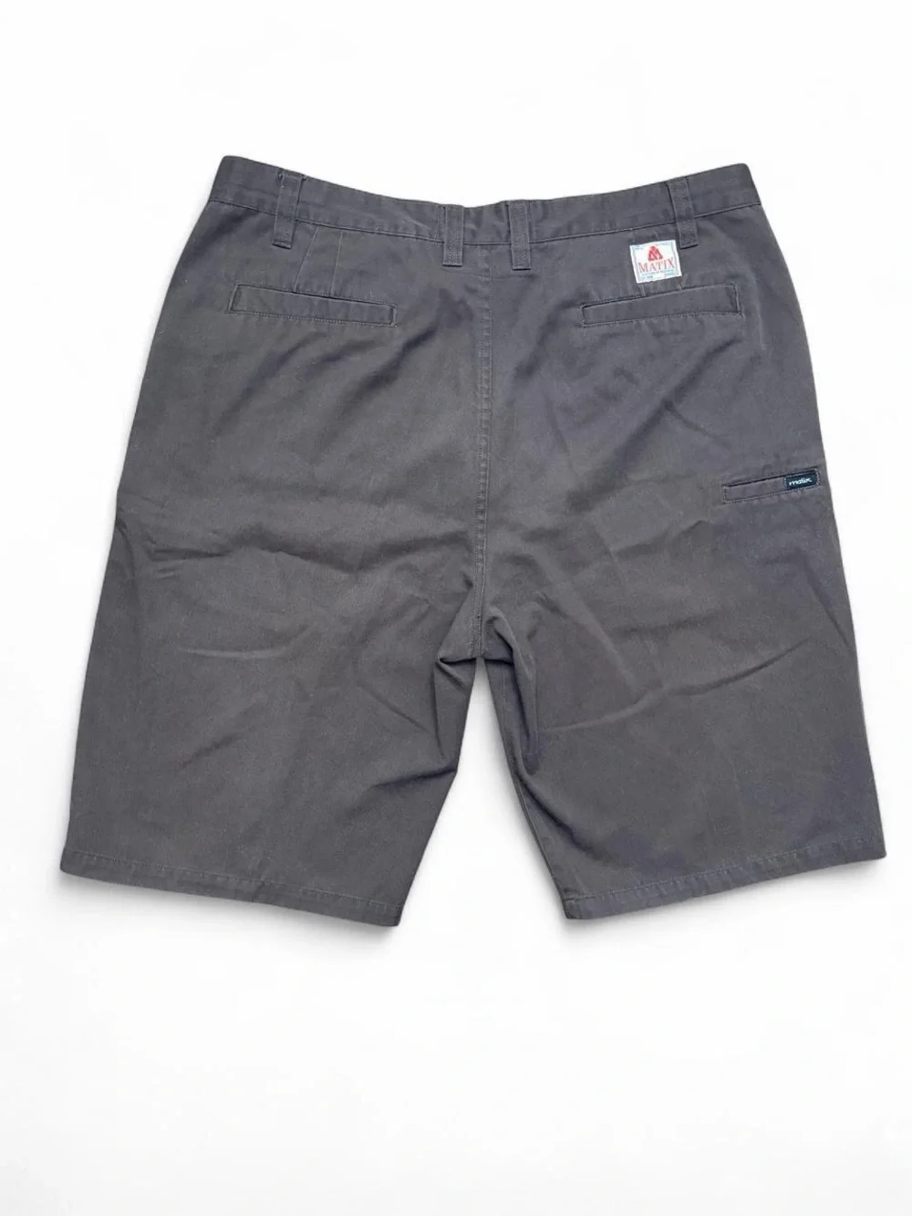 Matix Brown Chino Walk Shorts Sz 36 Y2K Skate Surf Daewon Song Flat Front